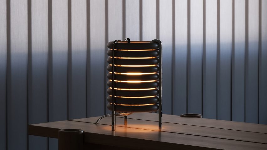 WA table lamp designed by Akasaki & Vanhuyse for Tokyu Corporation