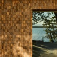 Cedar End grain in BC house