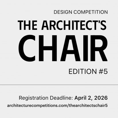 a poster for a chair design competition