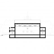 Section of Tselinny Center of Contemporary Culture by Asif Khan