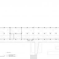 Second floor plan of Atelier PPW by NWLND Rogiers Vandeputte and architect Kris Broidioi