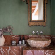 Bathroom in Bi Design House in Bali