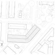 Site plan of Centre for Health by Dorte Mandrup