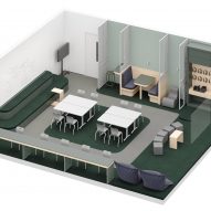 Connected Classroom 3D model
