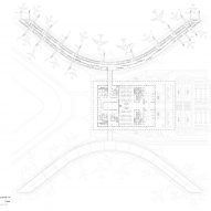 First floor plan of Techo International Airport by Foster + Partners