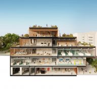 Section of GOe by BIG and Bat Architecture