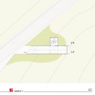 Ground level plan of Lookout Above Litomyšl by Atelier-r