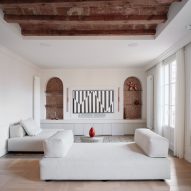 Exposed ceiling in Spanish home