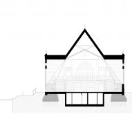 Section of Feskekôrka by White Arkitekter