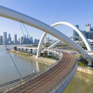 Grand Canal Gateway Bridge in Hangzhou by Zaha Hadid Architects