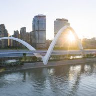 Grand Canal Gateway Bridge in Hangzhou by Zaha Hadid Architects