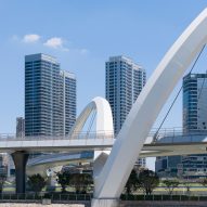 Grand Canal Gateway Bridge in Hangzhou by Zaha Hadid Architects