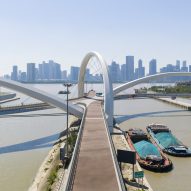 Grand Canal Gateway Bridge in Hangzhou by Zaha Hadid Architects