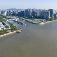 Grand Canal Gateway Bridge in Hangzhou by Zaha Hadid Architects