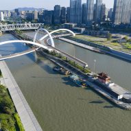 Grand Canal Gateway Bridge in Hangzhou by Zaha Hadid Architects