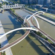 Grand Canal Gateway Bridge in Hangzhou by Zaha Hadid Architects