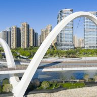 Grand Canal Gateway Bridge in Hangzhou by Zaha Hadid Architects