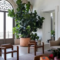 Hand-sculpted planters by Gray Gardens