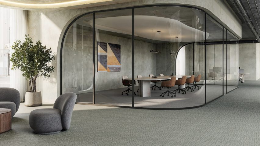 Haelo carpet tiles by Modulyss