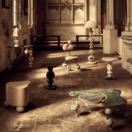 Henry Holland's debut furniture collection "embraces the wobble"