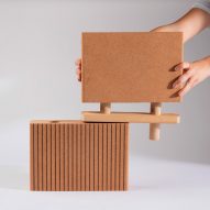 Cork panelling system that "invites a quieter way of living" among projects from Istituto Europeo di Design