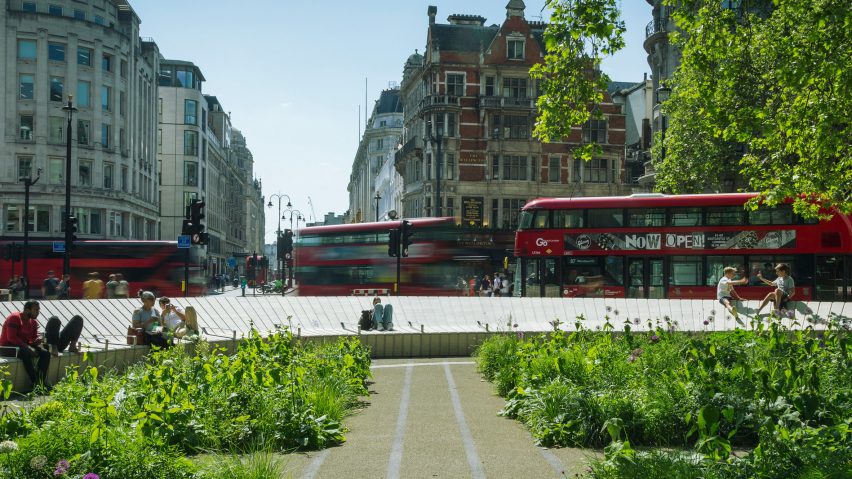 Sculptural seating in London
