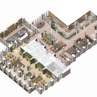 Upper ground floor interior design scheme