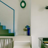 Staircase in Pailunga converted chapel by Atelier Vago