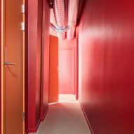 Hallway in Podimo Norway office by Omhu Projects