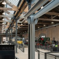 Power Hall gallery by Carmody Groarke at the Science and Industry Museum in Manchester