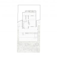 Plan of House in Cala Tamarit by Rául Sánchez Architects