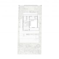Plan of House in Cala Tamarit by Rául Sánchez Architects