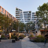Render of Sekyra Flowers housing in Prague by Studio Libeskind
