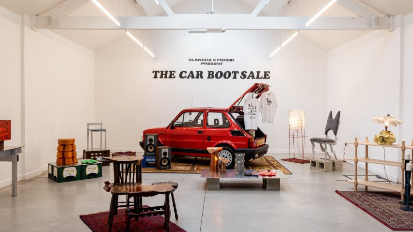 The Car Boot Sale exhibition by Slancha at LDF 2025