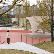 Atelier Xi creates cave-like pavilions for Chinese arts centre