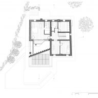 Plan of Casolare Biordo Vecchio by Studio Bressan