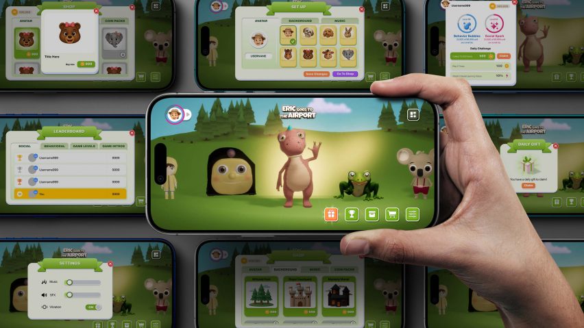 an image of a person holding a smartphone with a game on it