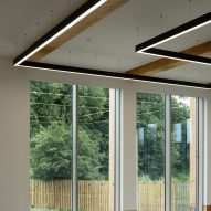 LED lights in multi-purpose community space
