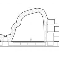 Section of Pasona Natureverse Pavilion by The Design Labo