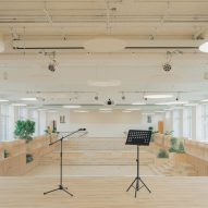 Stage in Waltham Forest College pool conversion