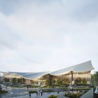 The Sail congress centre in Normandy by BIG