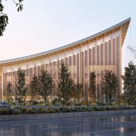 The Sail congress centre in Normandy by BIG