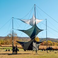 Johannes Offerhaus and The North Face installation can be stored in backpacks
