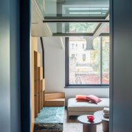 Sofa and coffee table in RA House by StudioTamat