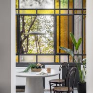 Stained glass window in RA House by StudioTamat