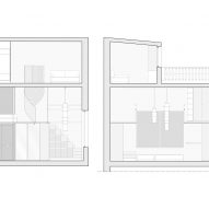 Sections through RA House by StudioTamat
