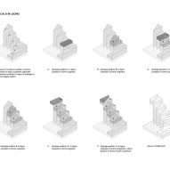 Staircase diagram for RA House by StudioTamat