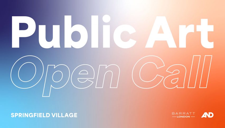 Public art open call graphic