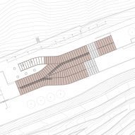 Plan of Quinta de Adorigo Winery by Atelier Sérgio Rebelo