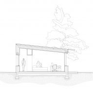 Section of House on Rue de Clermont by A.TM